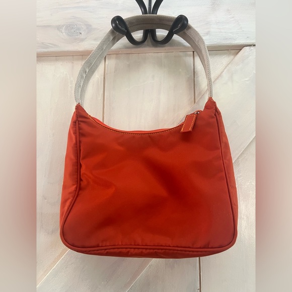 Vintage Orange Prada Shoulder/Hand Bag - Picture 2 of 3